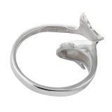 Sterling Silver Dolphin Wrap Ring – Choose Size 6, 7 or 8