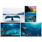 Wyland Fine Art Mini Prints – set of 4