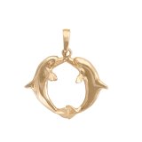 Romantic Dolphin Gold Jewelry