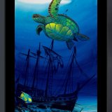 Wyland’s ‘Sea Turtle Shipwreck’ – Giclee Print – Gift with Donation of