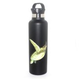 Soaring Sea Turtle Hot + Cold Travel Bottle – Matte Black