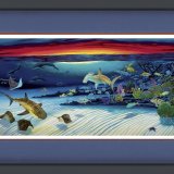 Wyland’s ‘Sea Life Below’ – SN Framed Litho – Your Gift with Donation of