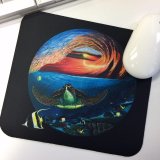 Recycled Rubber Mouse Pad ‘Sunrise Wave’ – Gift with Donation of