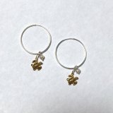 Mini Bronze Sea Turtle and Freshwater Pearl Earrings