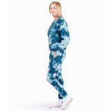 Wyland Tie-dye Crew Sweatshirt with Embroidered Sea Turtle