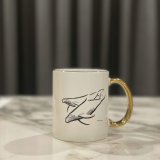 Gold Trim Humpback Whale Mugs – Choose from 4 Designs