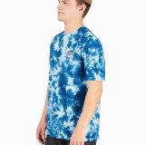 Tie-dye T-shirt with Wyland’s Sea Turtle Screen – Blues