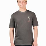 Wyland’s Signature Organic 3 Palm Trees T-Shirt – Coal