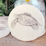 Absorbent Ceramic Sea Life Coasters – Set of 4 Choose a Design