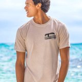 Wyland Whale Tail Screen T-shirt – Dyed Using Kona Coffee