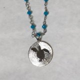 Sterling Silver + Crystal Bead Necklaces – Choose Whale Tail or Sea Turtle