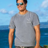 ‘Protect the Ocean’ T-Shirt – Wyland Whale Art – Crater Grey