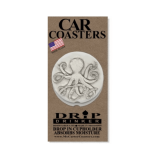 Absorbent Ceramic Car Coasters – Set of 2 Choose a Design