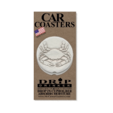 Absorbent Ceramic Car Coasters – Set of 2 Choose a Design