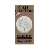 Absorbent Ceramic Car Coasters – Set of 2 Choose a Design