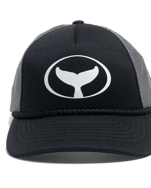 whale tail trucker hat