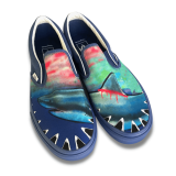 Wyland x Vans ‘Protect the Sharks’ – Art Printed Slip-on Shoe by Wyland