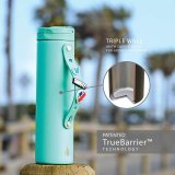 Silicone Strap Travel Tumbler with Mix & Match Wyland Charm Bundle