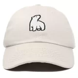 Polar Bear Embroidered Dad Cap – Choose from 6 Great Colors