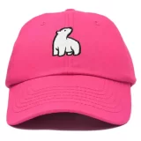 Polar Bear Embroidered Dad Cap – Choose from 6 Great Colors