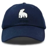 Polar Bear Embroidered Dad Cap – Choose from 6 Great Colors