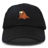 Walrus Embroidered Dad Cap – Choose Black or Grey