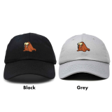 Walrus Embroidered Dad Cap – Choose Black or Grey