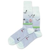 beach scene socks