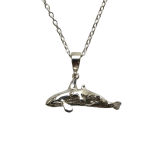 Reintroducing Wyland’s Sterling Silver Mom & Baby Orca Necklace – 20″