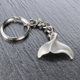 Marine Life Pewter Keychains – Sea Turtle or Whale Tail