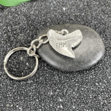 Marine Life Pewter Keychains – Sea Turtle or Whale Tail