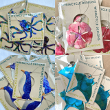 Marine Life Ornaments made of Recycled Drink Cans  – Choose from 8