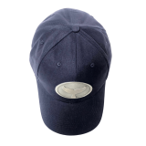 Organic Cotton Whale Tail Metal Emblem Cap – Velcro-back