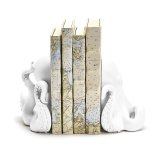 Clever Octopus Bookend Set – Cast in Off White Resin