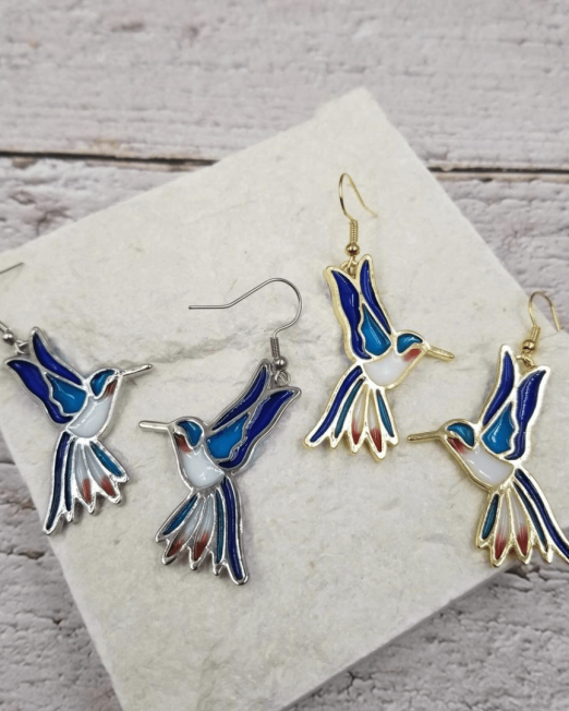 hummingbird earrings
