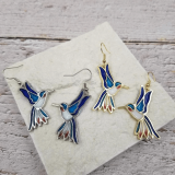 hummingbird earrings