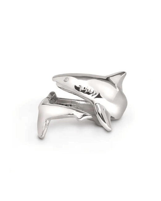 Silver Shark Ring