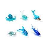 Shore Friends Miniature Glass Figurines – Choose from 6 Ocean Animals