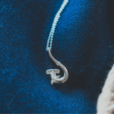 Sterling Silver Hammerhead Shark Necklace – Delicate