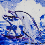 Wyland Original Dolphin Art