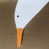 Wooden Flying Seagull Mobile with String Pull – White