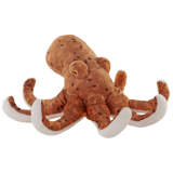 Eco-friendly 12″ Orange Camoflage Octopus – Made of Recycled Bottles