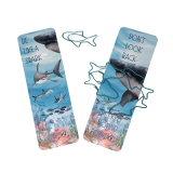 Ocean Lover’s Bookmark + Paperclip Bundle – Sea Turtle, Dolphin or Shark