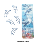 Ocean Lover’s Bookmark + Paperclip Bundle – Sea Turtle, Dolphin or Shark