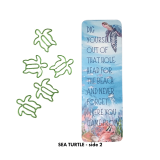 Ocean Lover’s Bookmark + Paperclip Bundle – Sea Turtle, Dolphin or Shark