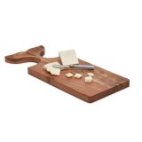 Whale Tail Wooden Serving & Charcuterie Board with Spreader